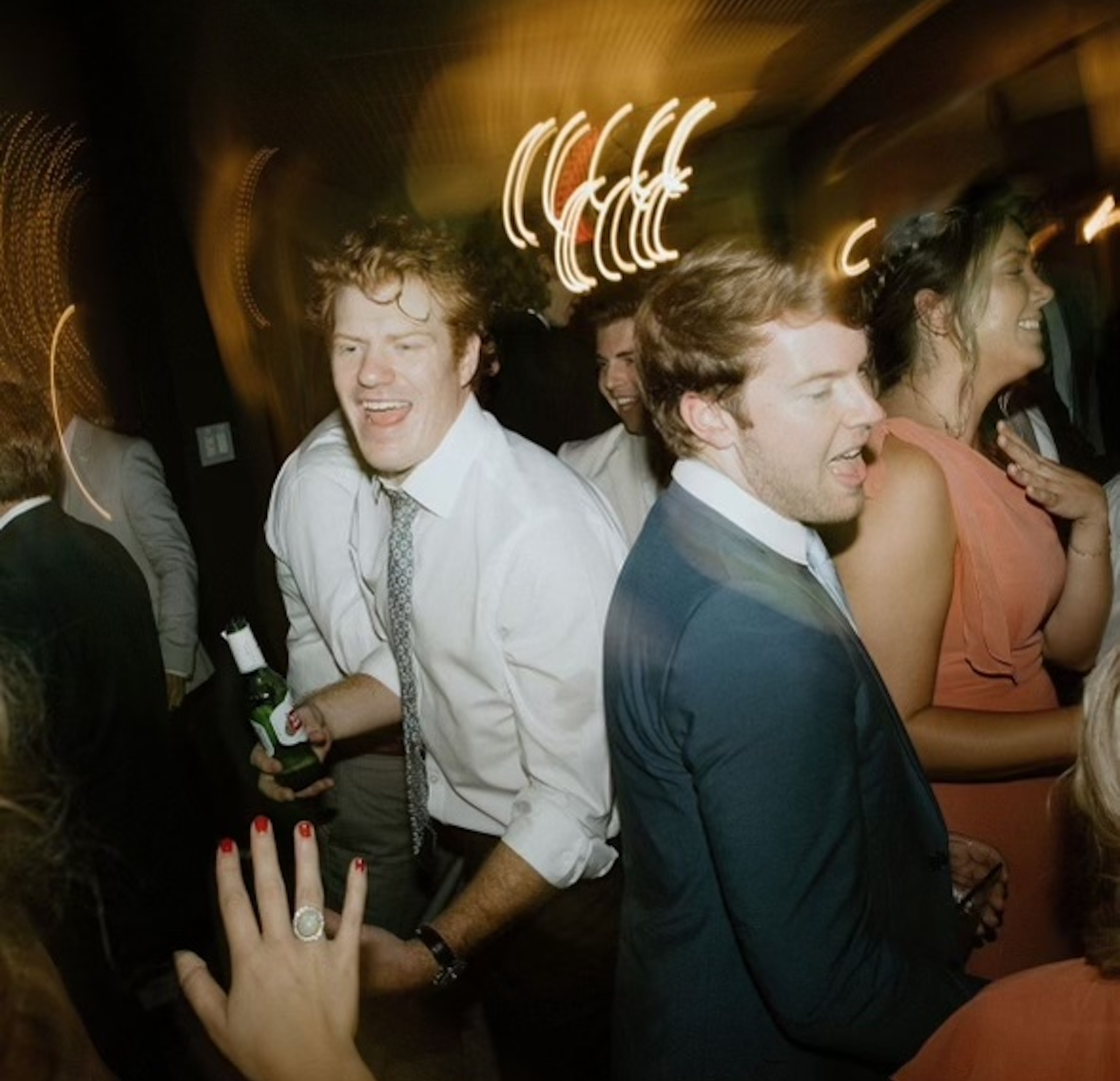 Me DJing a wedding
