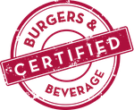 logo for certified Burgers & Beverage