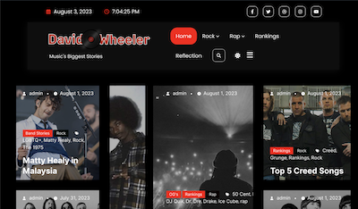 a screenshot of a website